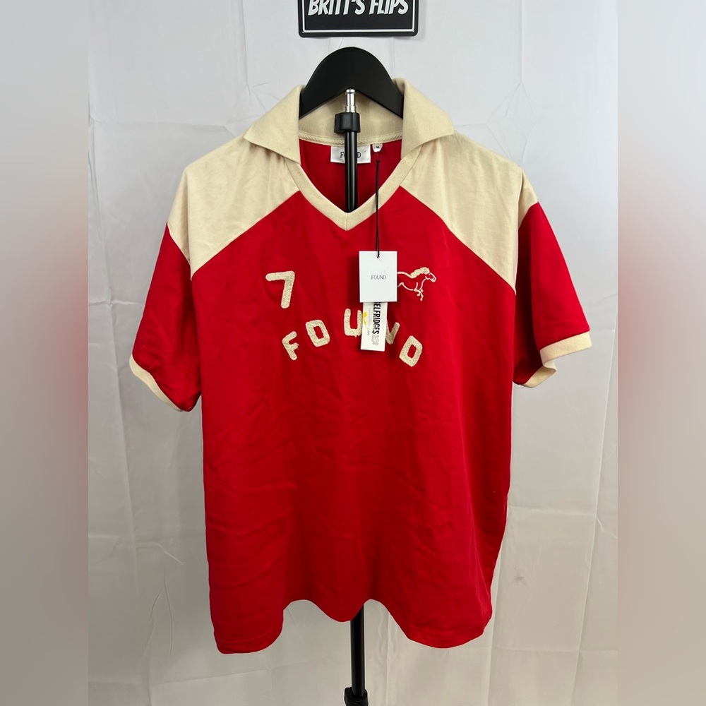 NWT Found Goji Jersey Red Size Medium